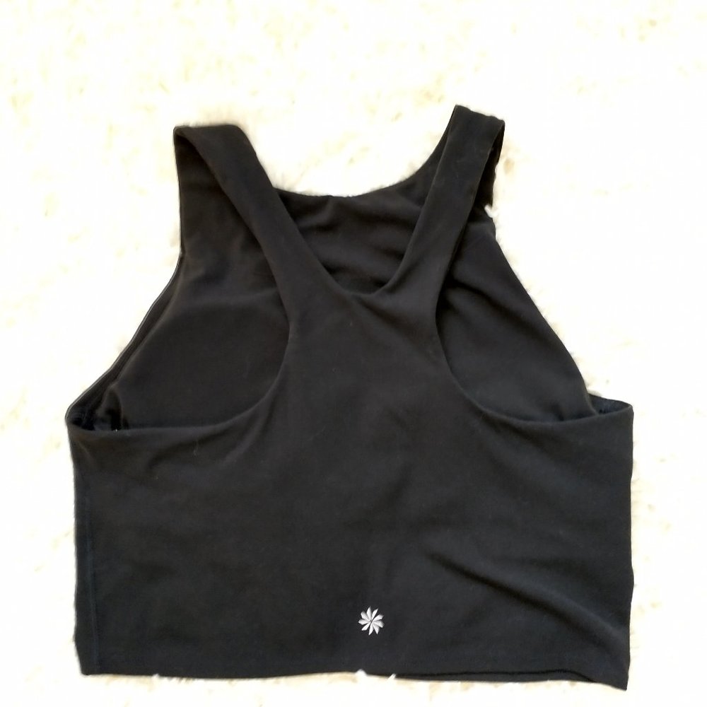 Athleta Conscious Crop Black Small EUC